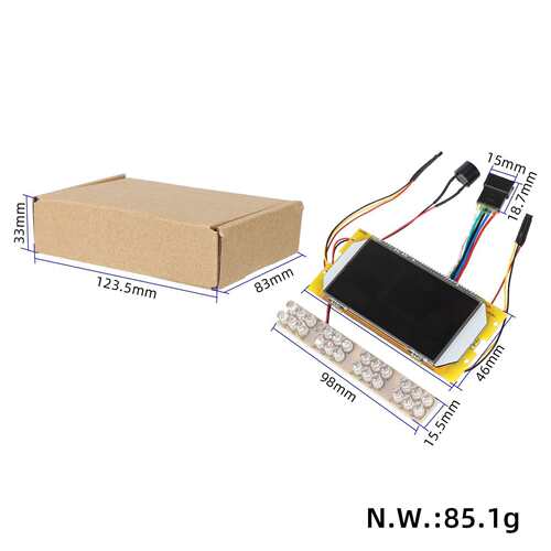8寸KUGOO S1 S2 S3电动滑板车控制器显示器电机主控板LED显示屏