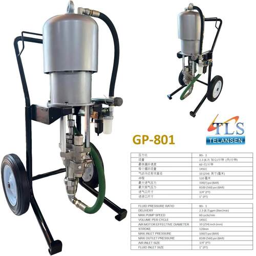 特兰森GP-681T气动式高压无气喷涂机解决喷涂机冬天结冰的问题高