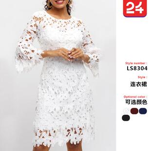 floral dress lace style with Women
