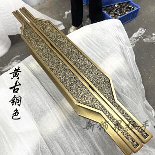 中式彷古铜木门把手祥云大门把手酒店包间推拉玻璃门把手定制刻字