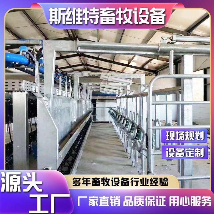 并列式挤奶厅棚架不锈钢材质大型挤奶厅设备厂家货源多种规格
