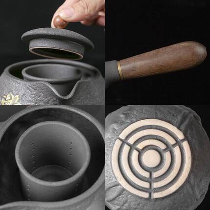 电陶炉煮茶器小型家用陶瓷煮茶壶办公室煮茶炉专用烧茶壶茶具套装