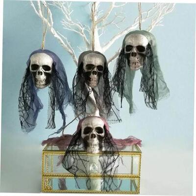 Halloween party KTV decoration skull hangings skeleton万圣节