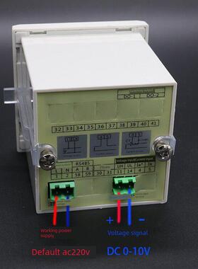变频器模拟量信号DC0-10V 4-20mA用数显频率表转速电流线速表Hz