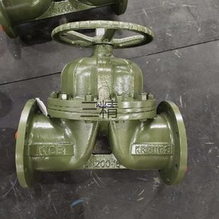 G41F46 16C手动衬氟隔膜阀WCB碳钢法兰连接F46膜片耐酸碱