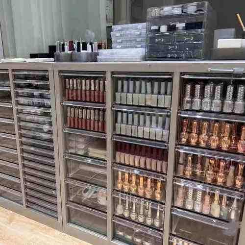 a4美甲收纳柜钢制办公资料柜收纳柜抽屉式样品柜财务票据柜档奥跃