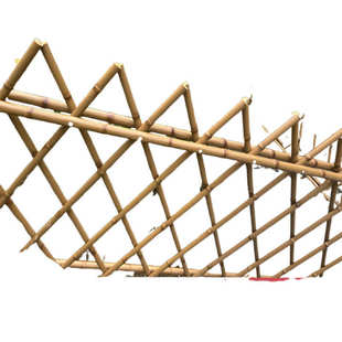 竹篱笆栅栏仿竹护栏不锈钢户外农村庭院花园菜地围栏园林绿化