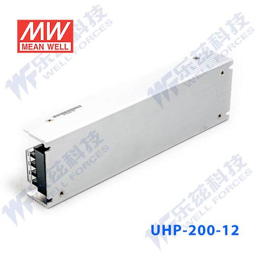 UHP-200R-48 200W 48V 4.2A 明纬PFC高性能超薄电源(冗余功能)