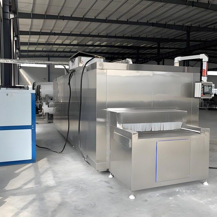 大型丸子速冻设备袋装食品急速冷冻隧道机海鲜鲍鱼速冻设备