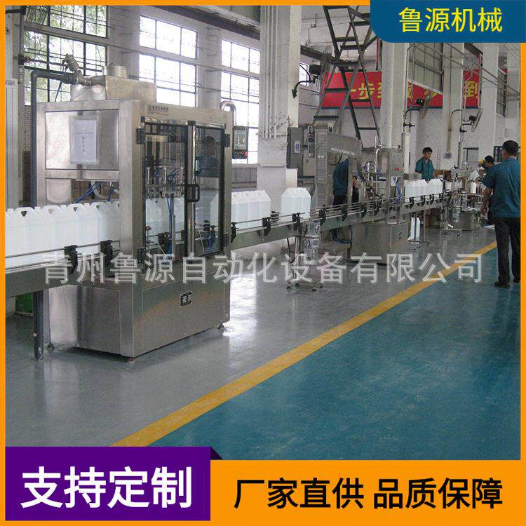 ZDHY型车用尿素灌装机械全自动旋盖机双侧面自动贴标机青州厂