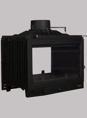 纽嵌波特炉壁炉真火双面FS-101双壁真火燃木壁内嵌式双炉面铸铁壁