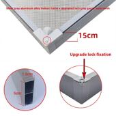 加高框软面框磁吸纱窗港粤式 窗花护栏蚊网平开窗外开窗纱网免打孔