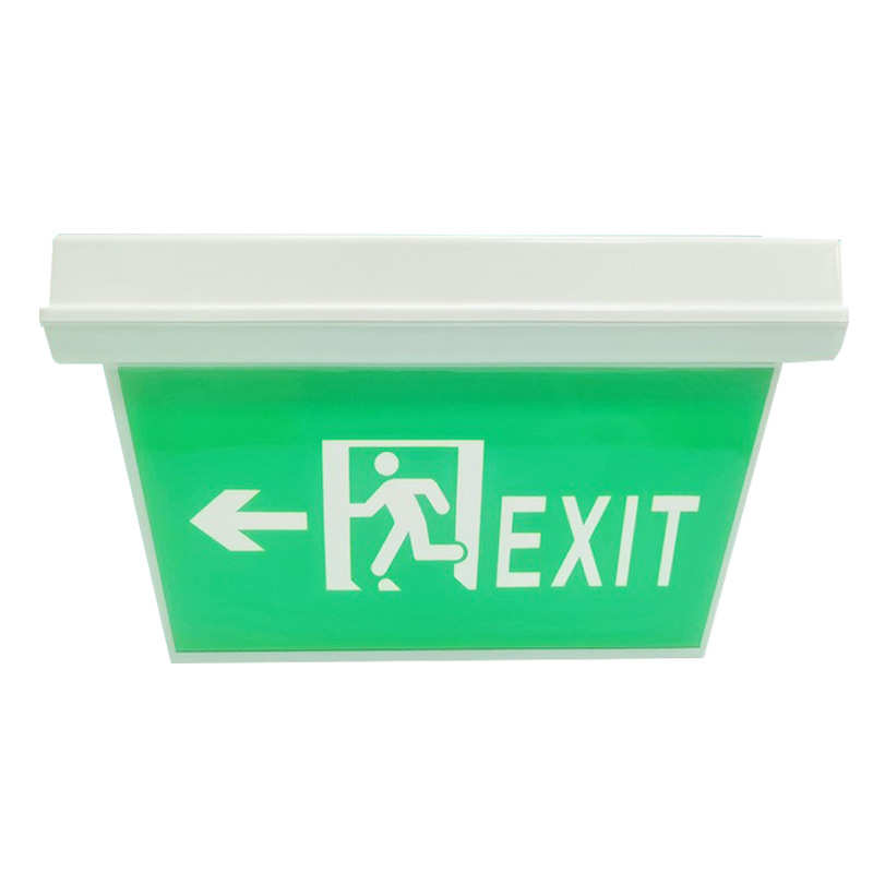 吊式应急指示灯外贸安全出口标志灯消防应急双头灯