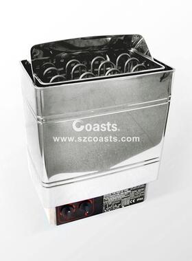 柯仕供应430不锈钢外壳经济型内控桑拿干蒸炉干蒸机桑拿干蒸设备