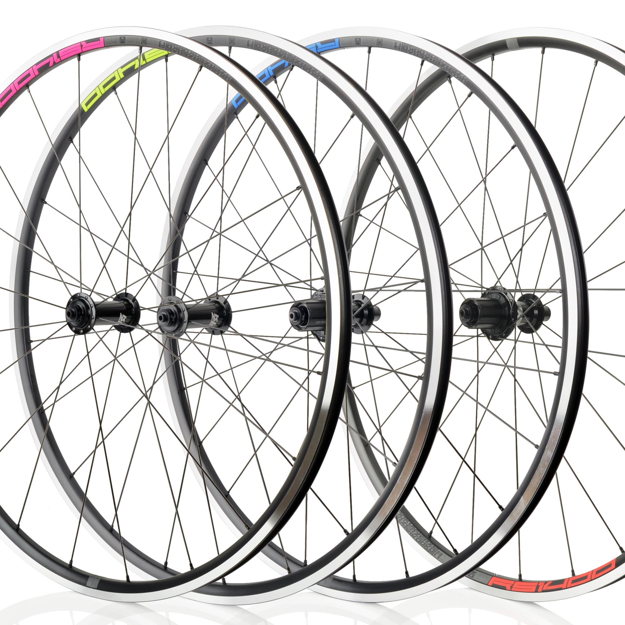 超轻KOOZER RS1400公路自行车爬坡轮组超润滑花鼓700C 21高小扁条