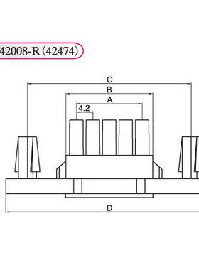 HXH红星接插件 42474 HX42008-2R/4R/6R/8R/10R/12R/14R/16R/24R
