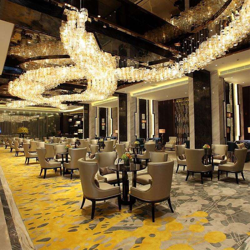 酒店非标工程水晶灯大堂大型大厅售楼部吊灯宾馆公区KTV玻璃吊灯