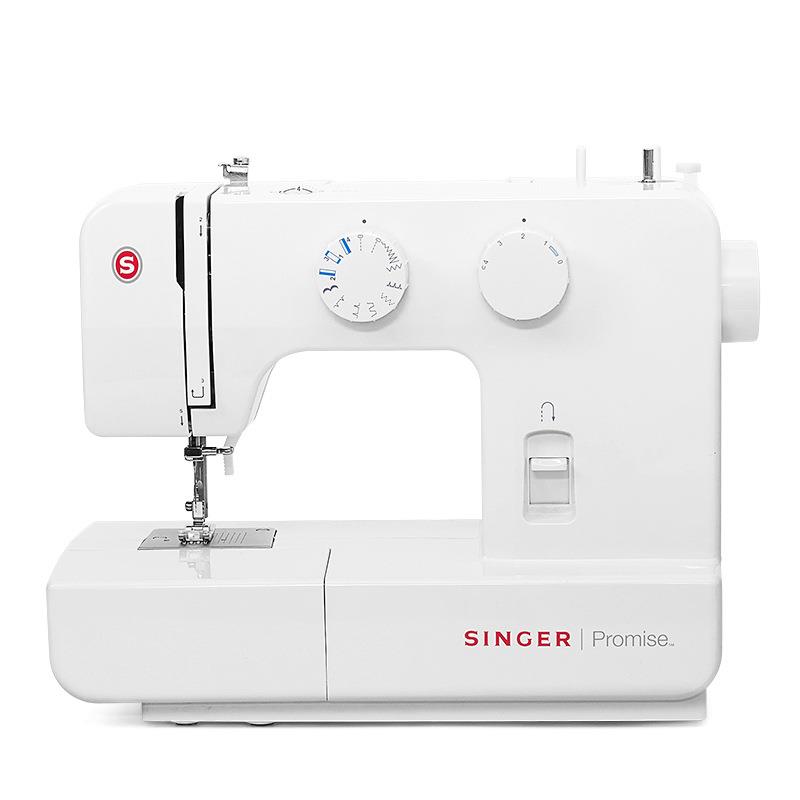 Sing台er缝纫机84014功09多能家用电动小型式带锁扣眼衣边车吃厚