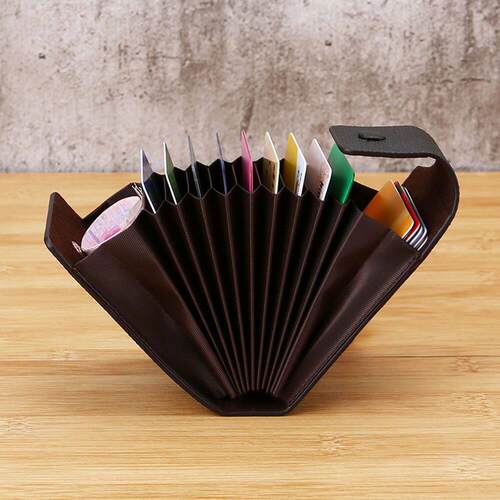 Holder Name Cards Case Pocket Organizer Money Phone Coin Bag