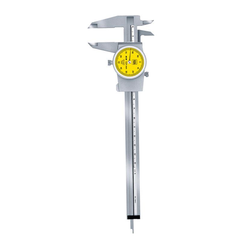 瑞士TESA 带表指针卡尺 0-150mm*0.02mm 塑料表盘卡尺00510004