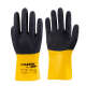 兰浪U100耐油手套PVC耐磨手套劳保工业手套防滑胶皮手套加厚浸塑