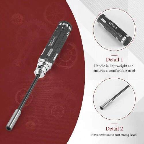 RC Model Tool 4PCS Hex Screw Drivers Hex Nut Socket Wrench