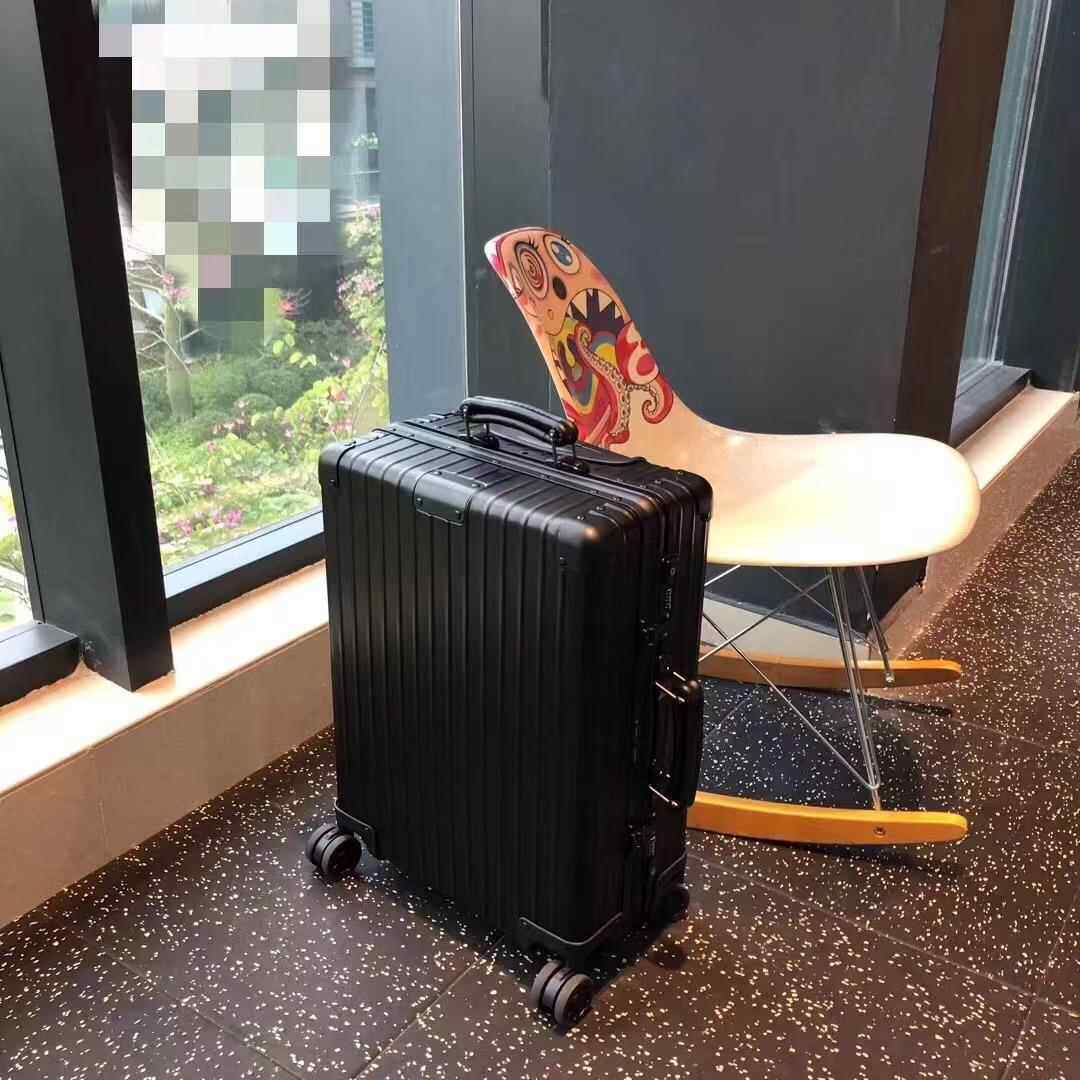 高档德国品牌全铝镁合金轮拉杆箱万向李登箱密码机旅行箱行子20寸