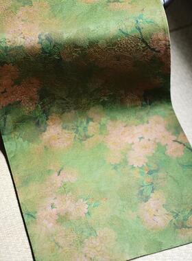 慢旗蓝香席云纱茶复0000253古真丝长方形桌中茶式禅意台布手工