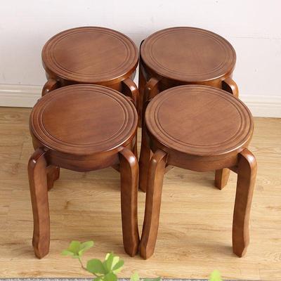 实木圆凳子家凳子现代简厅约餐椅木用质凳中式可收纳叠放子客900