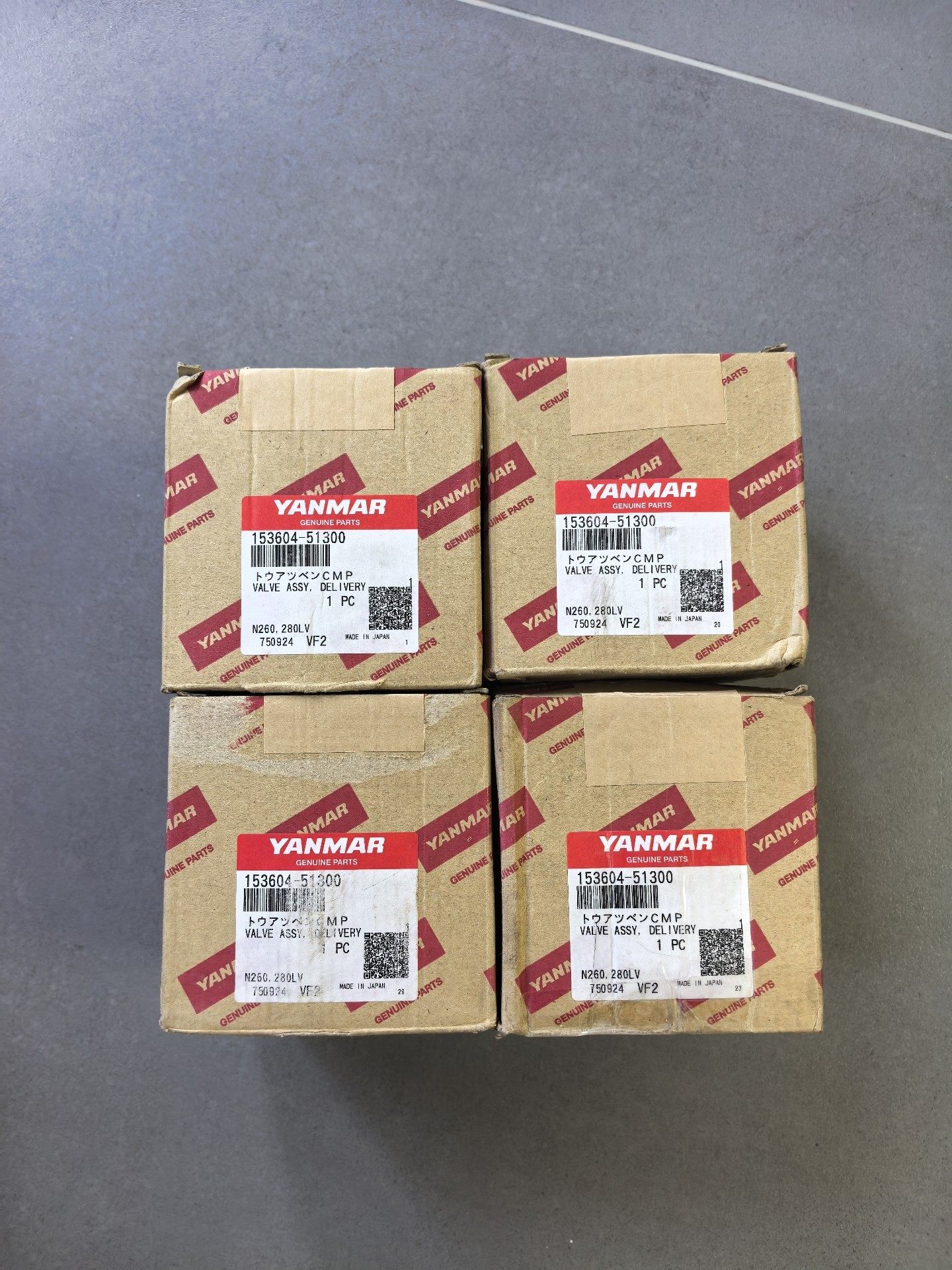 YANMAR  N260（&N280）出油阀，153604-