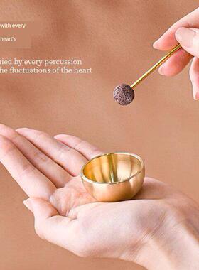 迷你唱歌碗声音疗法冥想减压减压治疗家具放松身心梵语声音碗声音