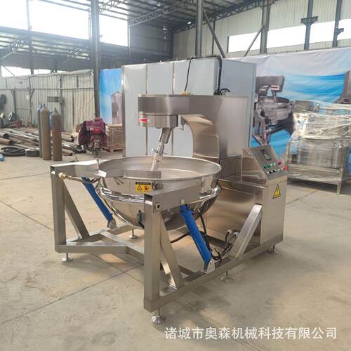 不锈钢自动酱锅 柳州螺蛳粉酱自料炒锅 行炒星搅拌动控温炒31料机