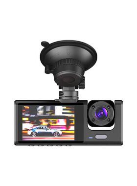 2寸屏私模行车3路高清1080P三镜头停车监控载DVR