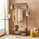 高档实木衣家帽架落地用卧室衣架简约晾现代衣服收纳层架子衣落地