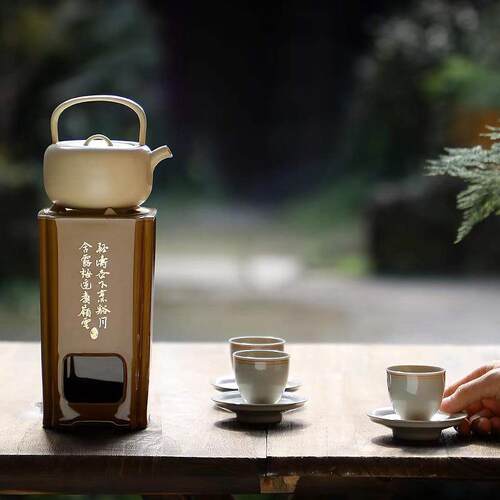 且听风吟日式温茶碳炉套组文人空间煮茶炉套装户外整套茶具
