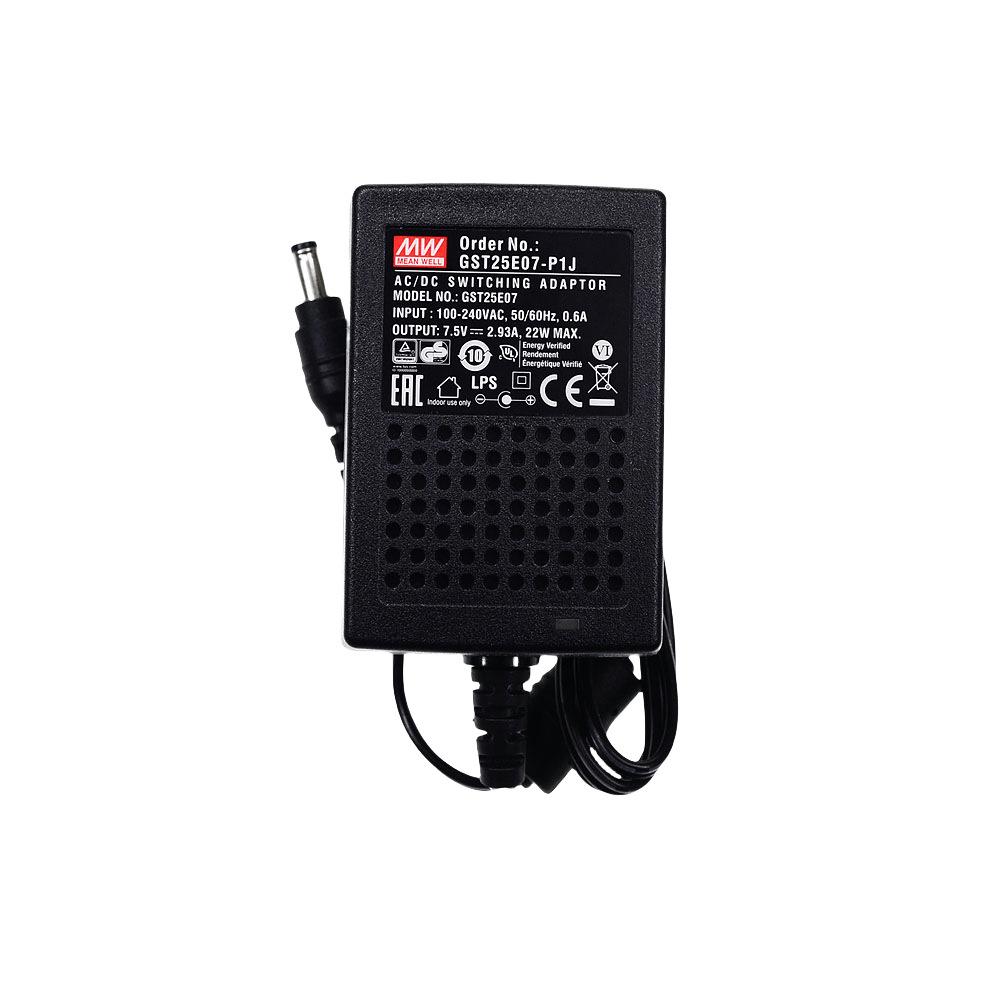 明纬电源GST25E09-P1JAC-DC高信赖性绿色工业用25W适配器