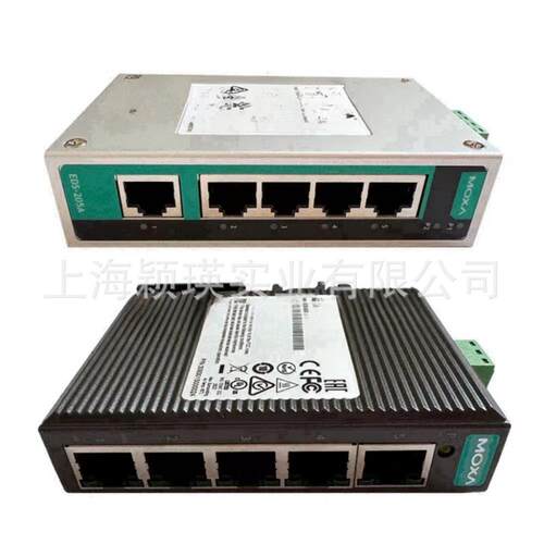 MOXA 5口端口10、100百兆非网管型以太网交换机 (EDS-205)5电口