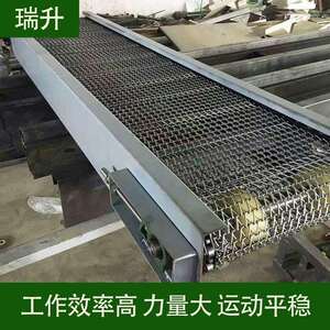 网带式输送机餐盒输送线菠萝水果清洗网链输送机