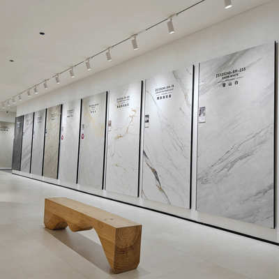 哑面岩板板材1200X2400 客厅电视沙发背景墙全屋墙面地面连纹大板