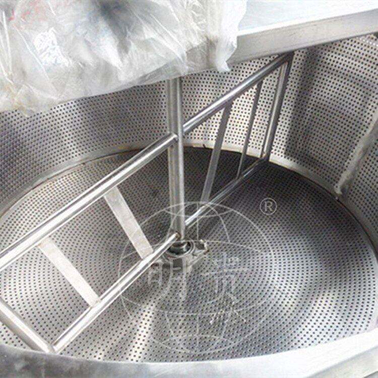 大型鱼豆腐油炸锅 自动搅拌炸薯条薯片机器 锅巴油炸机器