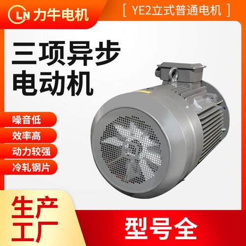 三相异步电机厂家YE2系列交流电机全铜线380V电动机机械设备用