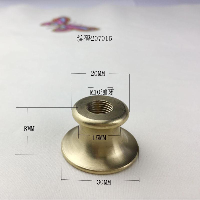 M10内牙工字接头工字T型厚垫片螺母连接件灯饰灯具纯黄铜配件DI