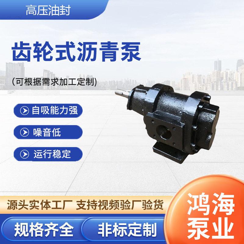液态橡胶泵齿轮道路沥青热熔输送泵石蜡灌缝机灌胶筑路机械齿轮泵