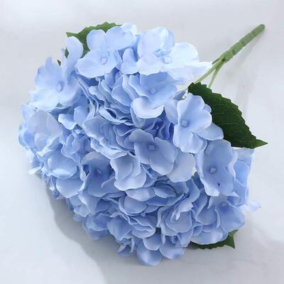 5 Heads Hydrangea bouquet silk Artificial Flowers for Party