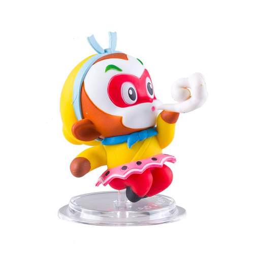 高档上海齐美影厂 大闹天宫 第3 Q版弹天圣孙悟空手办公仔车大载