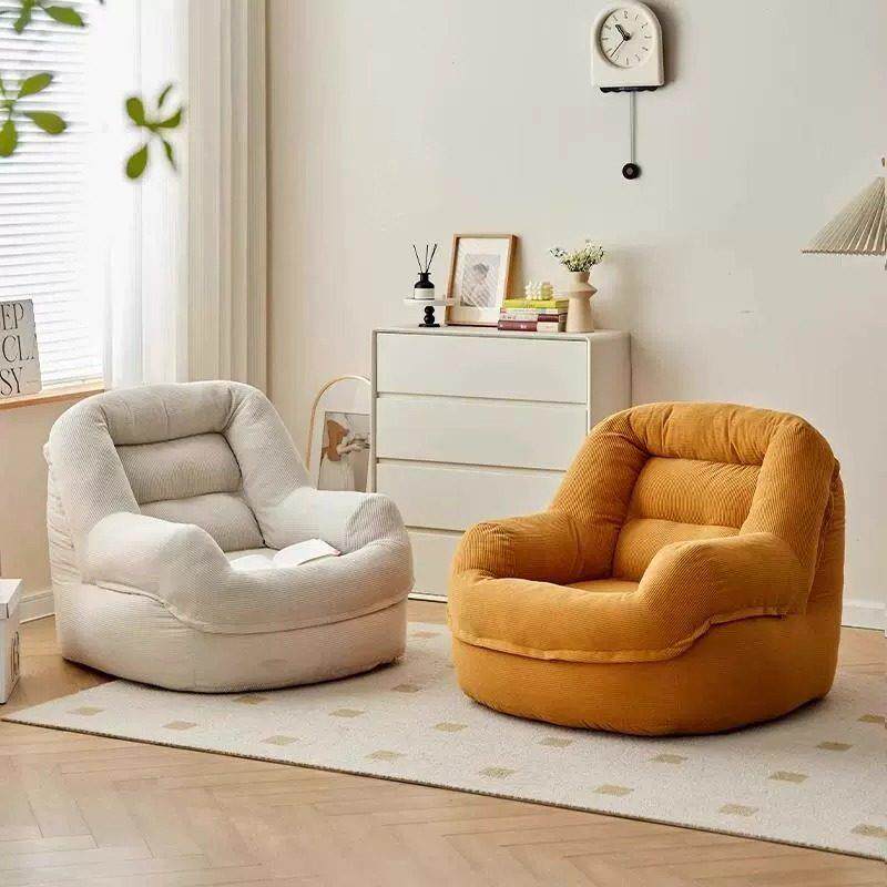 家用卧室懒人沙发现代简约单人沙发椅小户型休闲 可躺睡窝窝榻榻