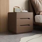 意式 3F2轻奢奶油小型简易床头风柜实木现代卧简约家用创意三层室