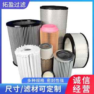 空滤工除F尘过滤器滤筒除PTBEA5002粉业尘吸附折叠覆膜尘滤芯