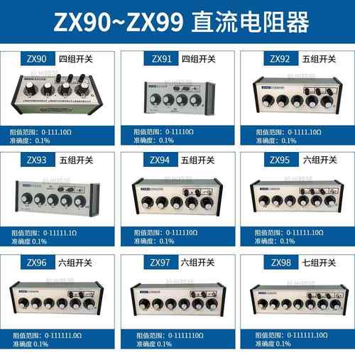 上海正阳ZX90ZX92ZX93ZX94ZX95ZX96ZX97ZX98ZX99直流电阻器