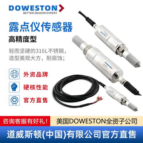 道威斯顿智能露点仪传感器工业温湿度露点仪高精度压缩空气在线露